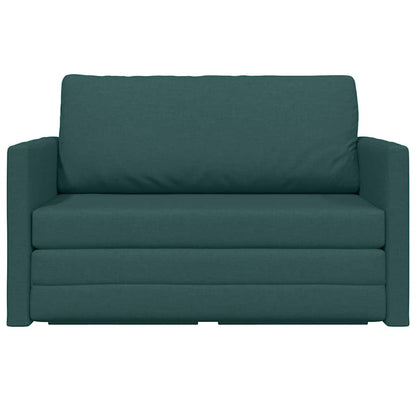 Divano letto 110cm Verde Scuro Tessuto