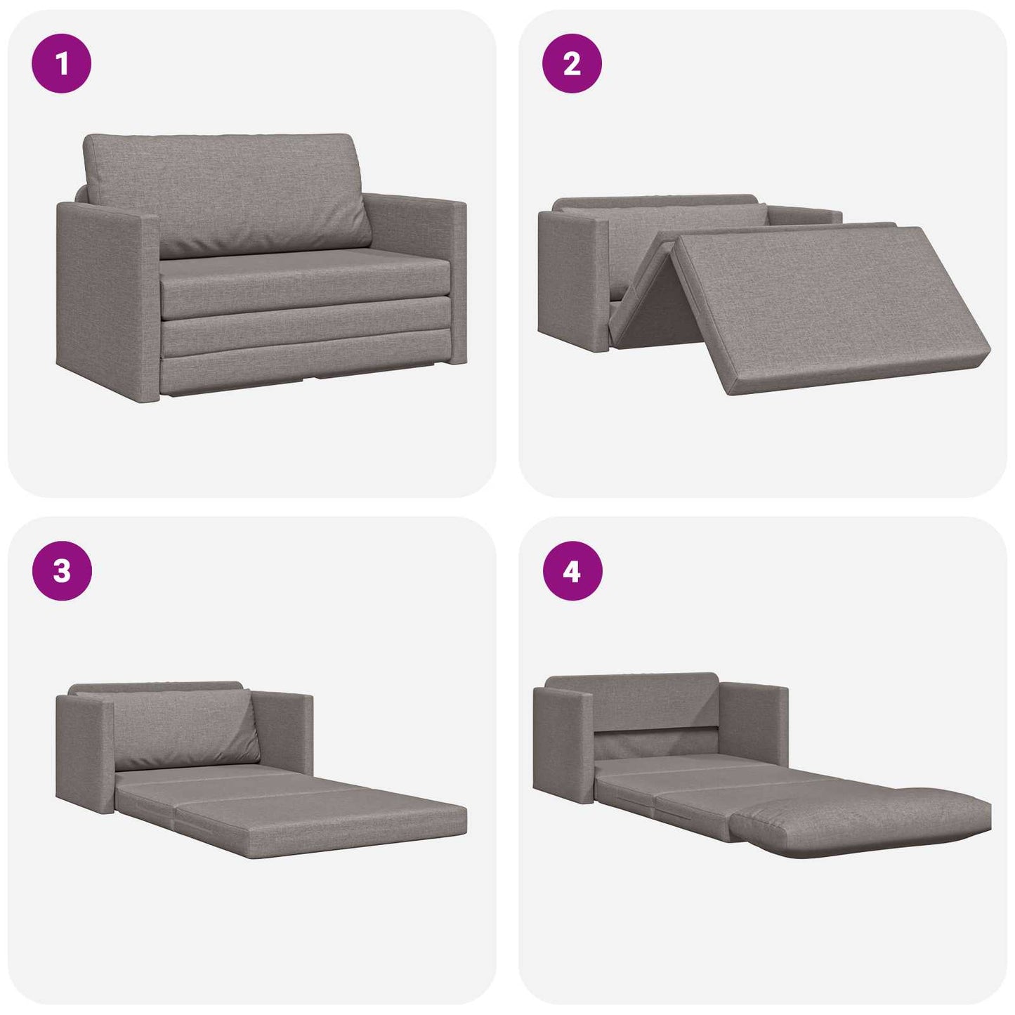 Divano letto 110cm Talpa Tessuto | homemem39