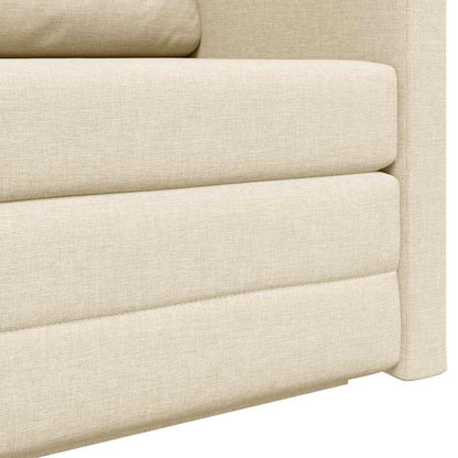 Divano letto 110cm Crema Tessuto