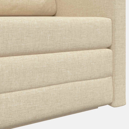 Divano letto 110cm Crema Tessuto