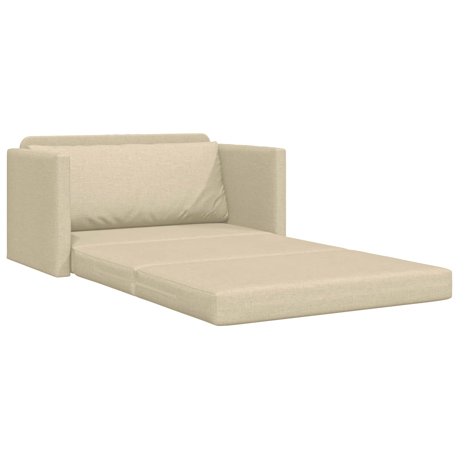 Divano letto 110cm Crema Tessuto | homemem39
