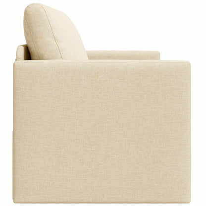 Divano letto 110cm Crema Tessuto