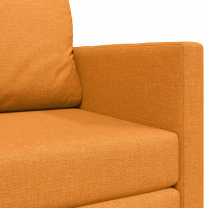 Divano letto 110cm Giallo Scuro Tessuto