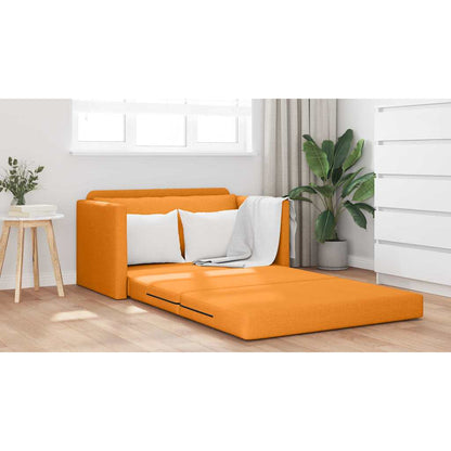 Divano letto 110cm Giallo Scuro Tessuto