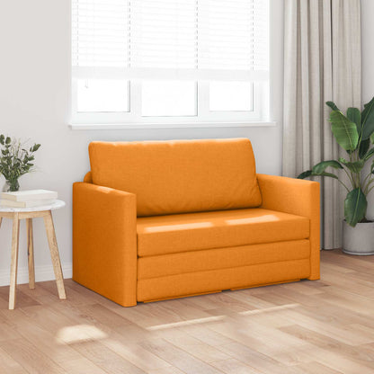Divano letto 110cm Giallo Scuro Tessuto