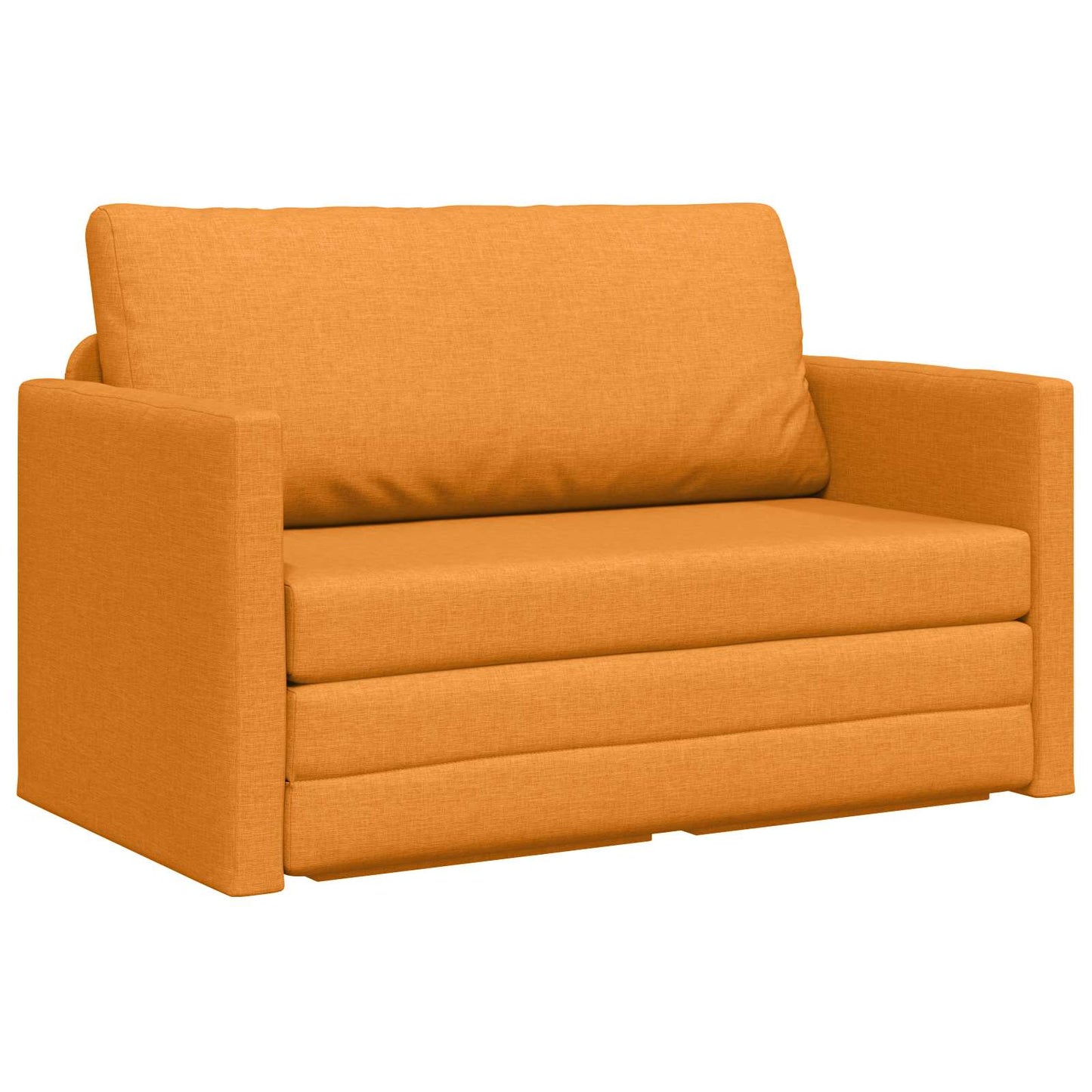 Divano letto 110cm Giallo Scuro Tessuto