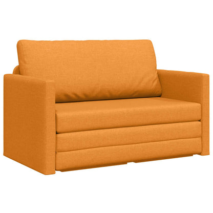Divano letto 110cm Giallo Scuro Tessuto