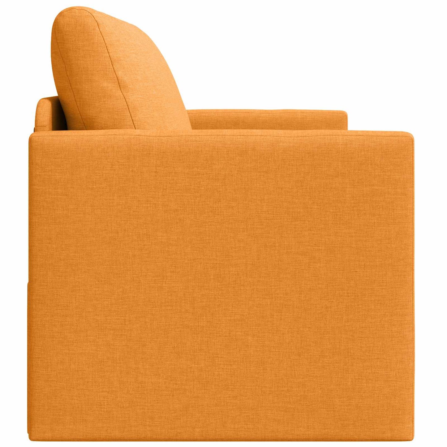 Divano letto 110cm Giallo Scuro Tessuto