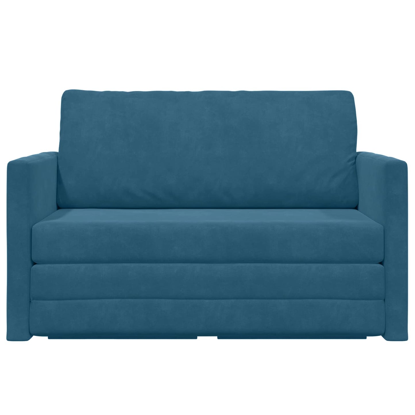 Divano letto Blu 124 x 71 x 78 cm Velluto | homemem39