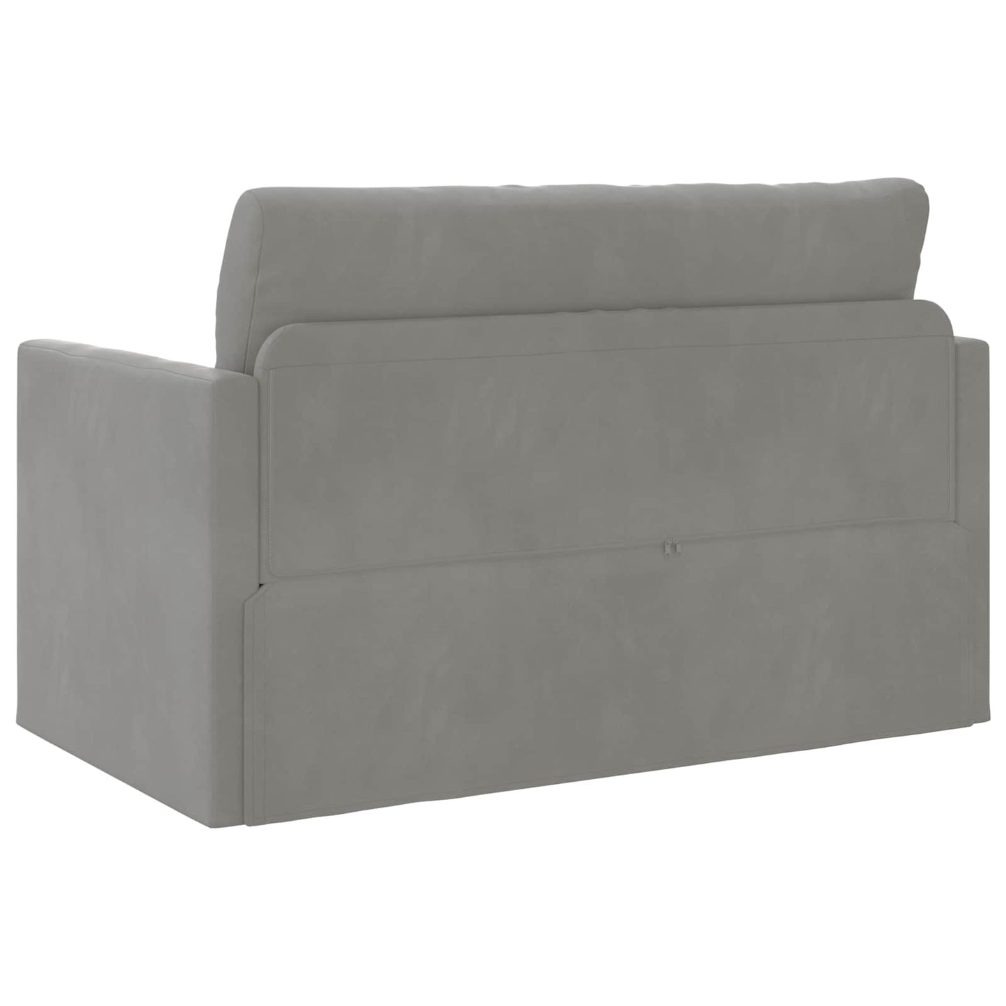 Divano letto Grigio chiaro 124 x 71 x 78 cm Velluto | homemem39