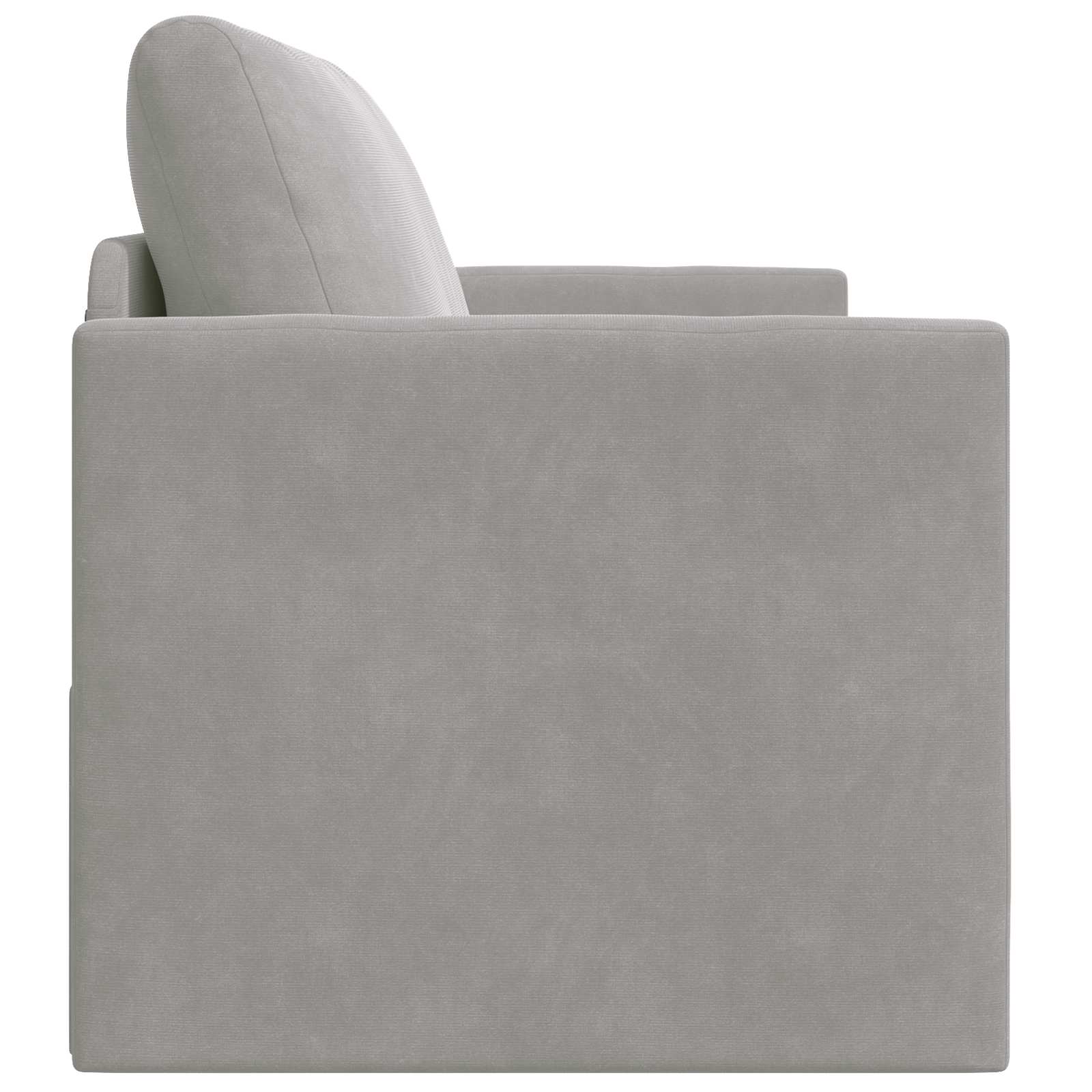 Divano letto Grigio chiaro 124 x 71 x 78 cm Velluto | homemem39