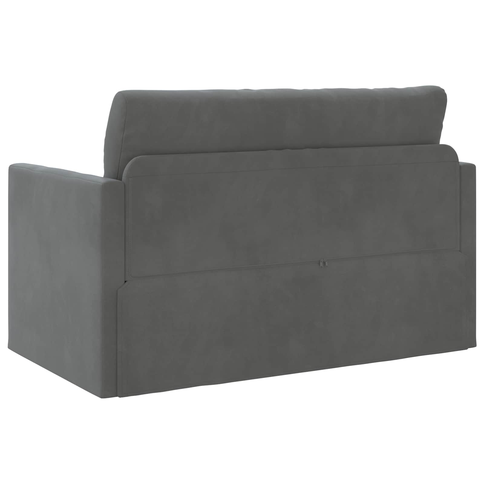 Divano letto Grigio scuro 124 x 71 x 78 cm Velluto | homemem39