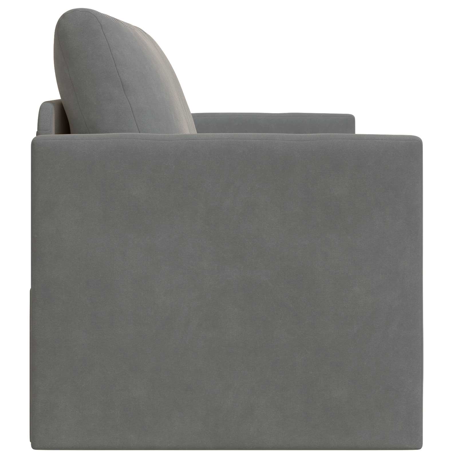 Divano letto Grigio scuro 124 x 71 x 78 cm Velluto | homemem39