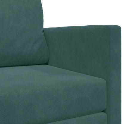 Divano letto 110cm Verde Scuro Velluto