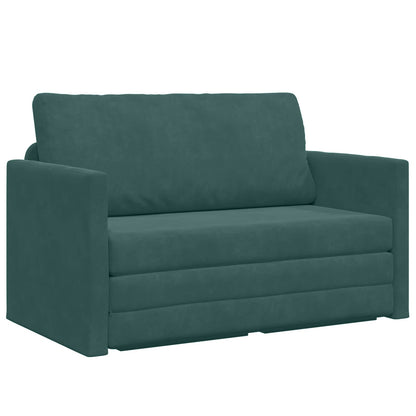 Divano letto Verde Scuro 124 x 71 x 78 cm Velluto | homemem39