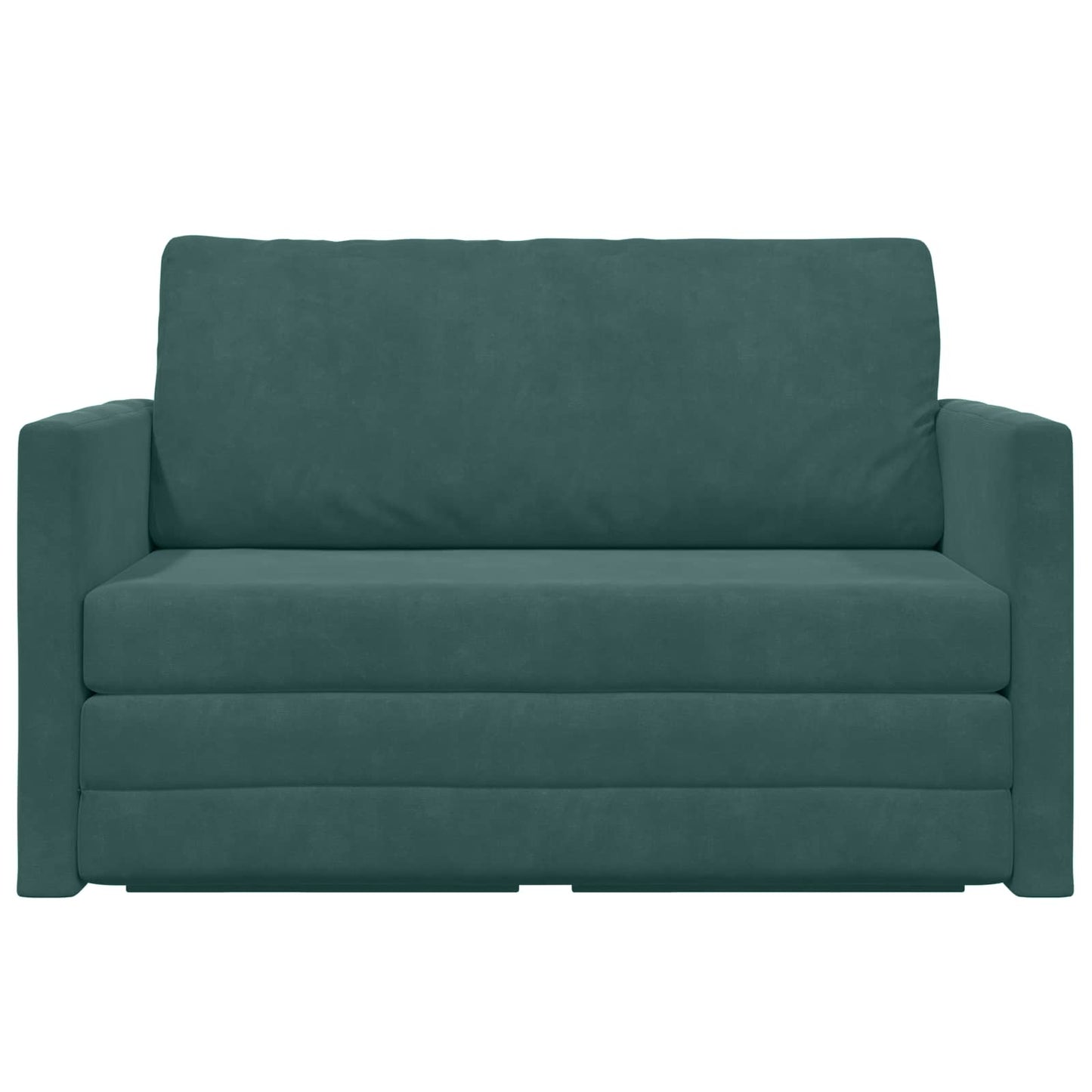 Divano letto Verde Scuro 124 x 71 x 78 cm Velluto | homemem39