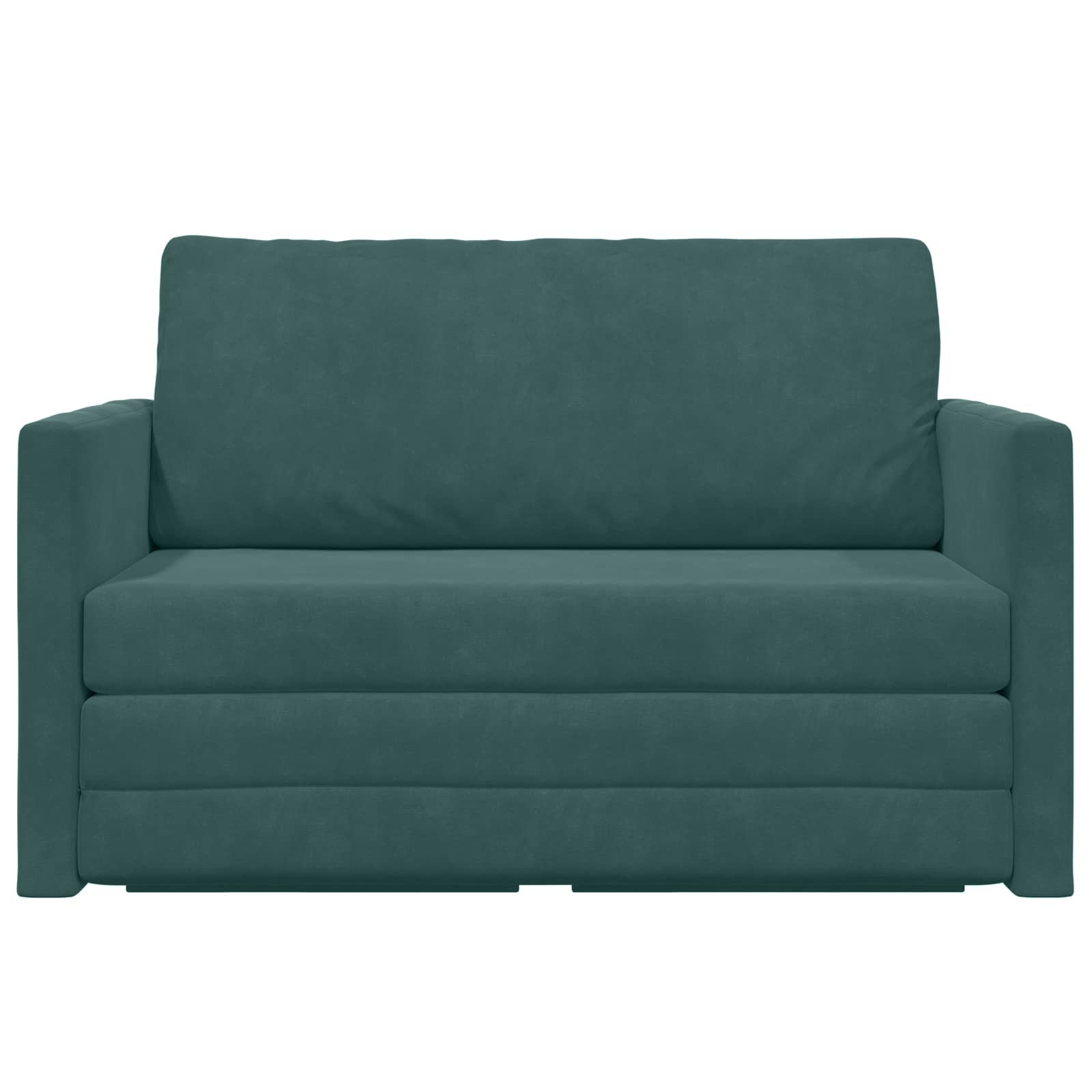 Divano letto Verde Scuro 124 x 71 x 78 cm Velluto | homemem39