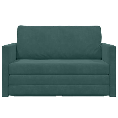 Divano letto Verde Scuro 124 x 71 x 78 cm Velluto | homemem39