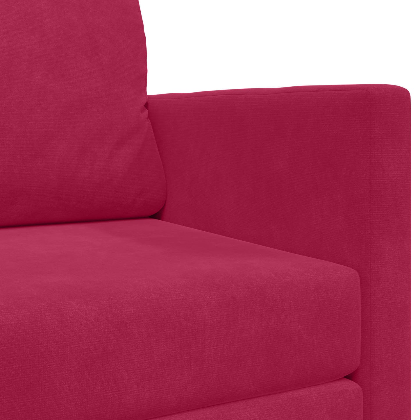 Divano letto Rosso Vino 124 x 71 x 78 cm Velluto | homemem39