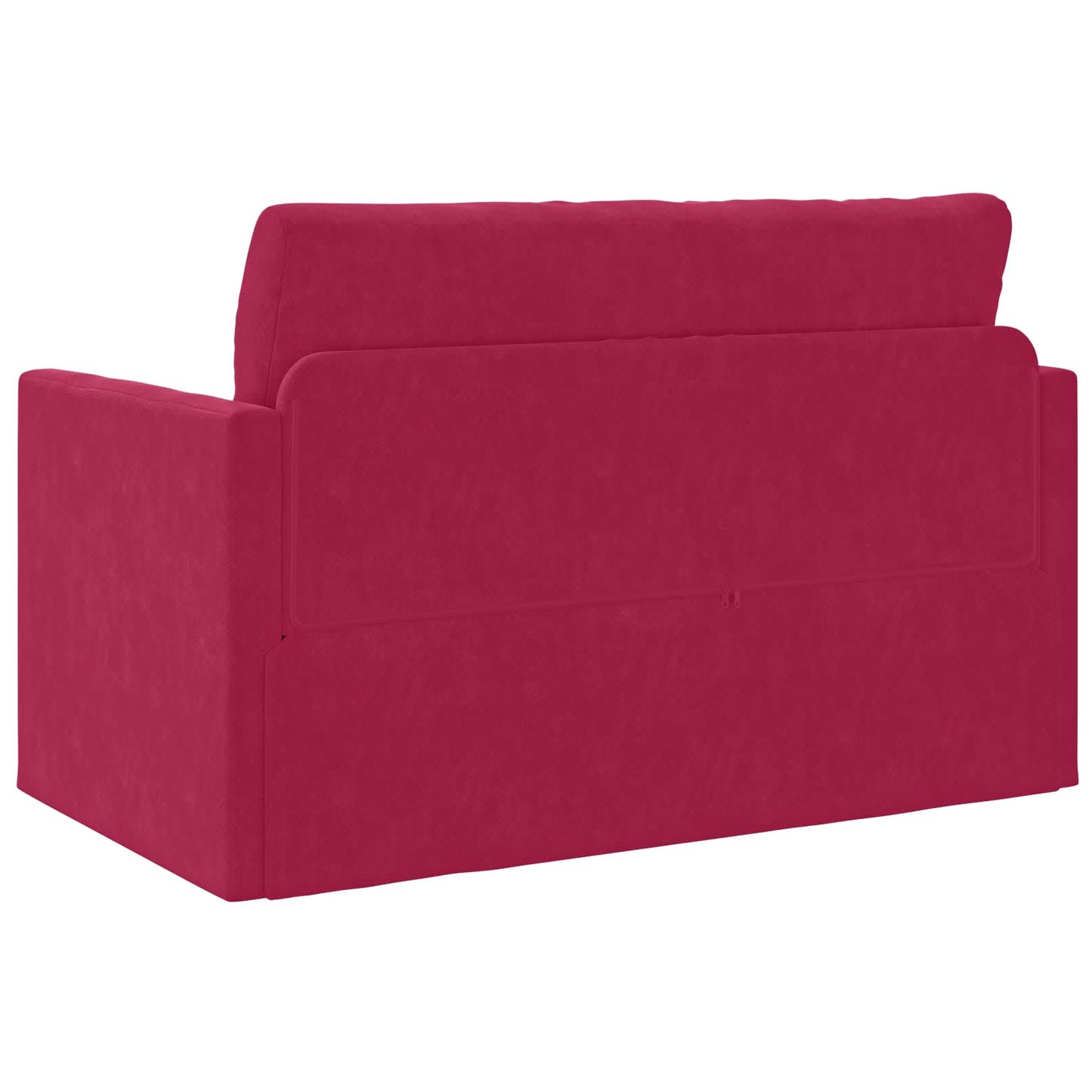 Divano letto Rosso Vino 124 x 71 x 78 cm Velluto