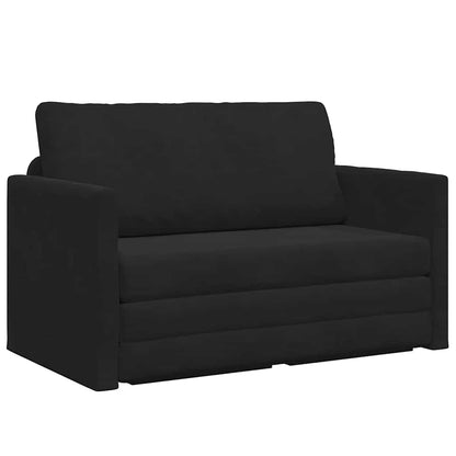 Divano letto Nero 124 x 71 x 78 cm Velluto | homemem39