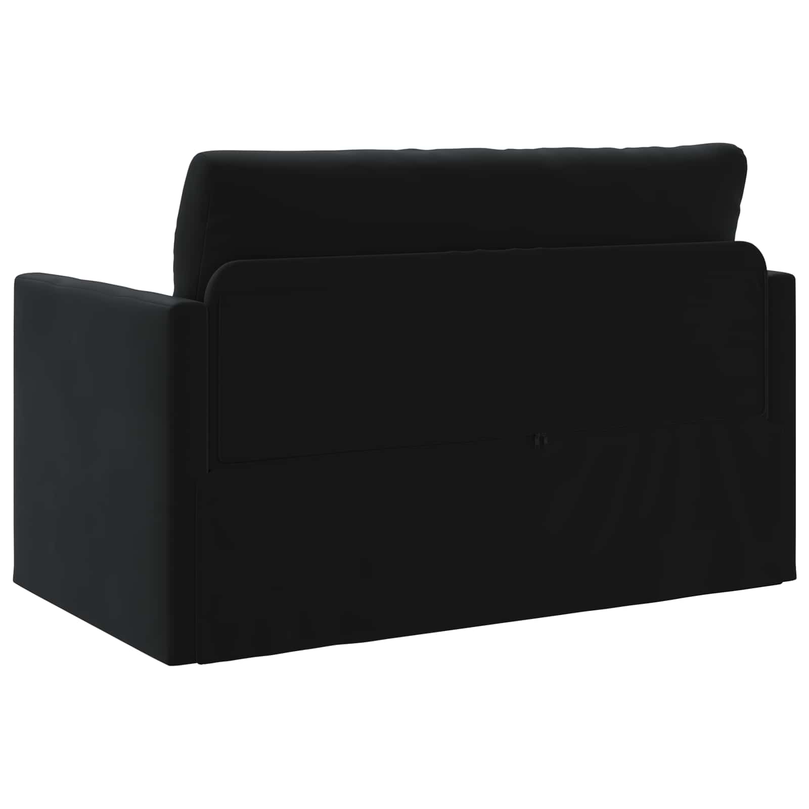 Divano letto Nero 124 x 71 x 78 cm Velluto | homemem39