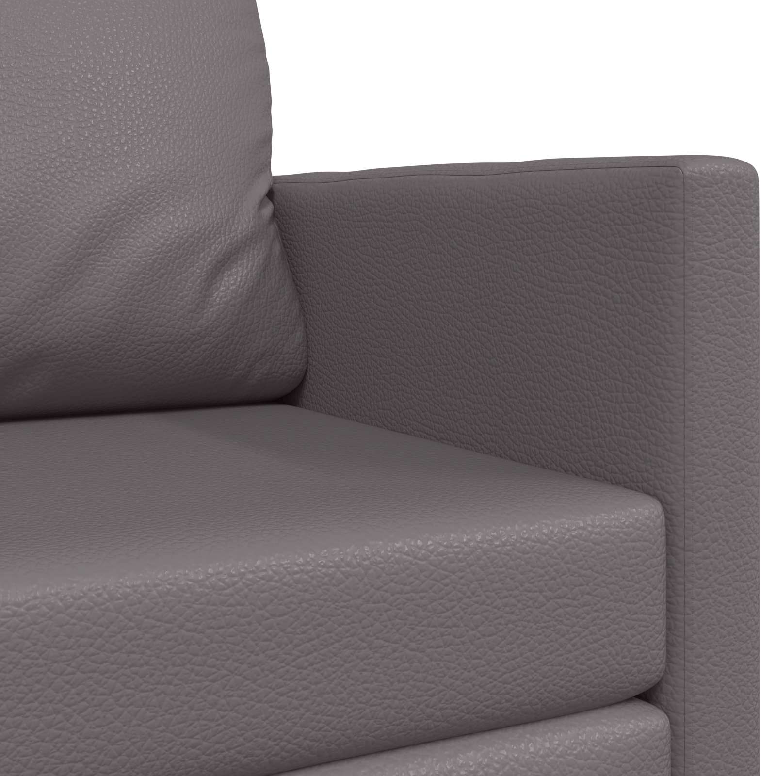 Divano letto Grigio 124 x 71 x 78 cm Pelle Artificiale | homemem39