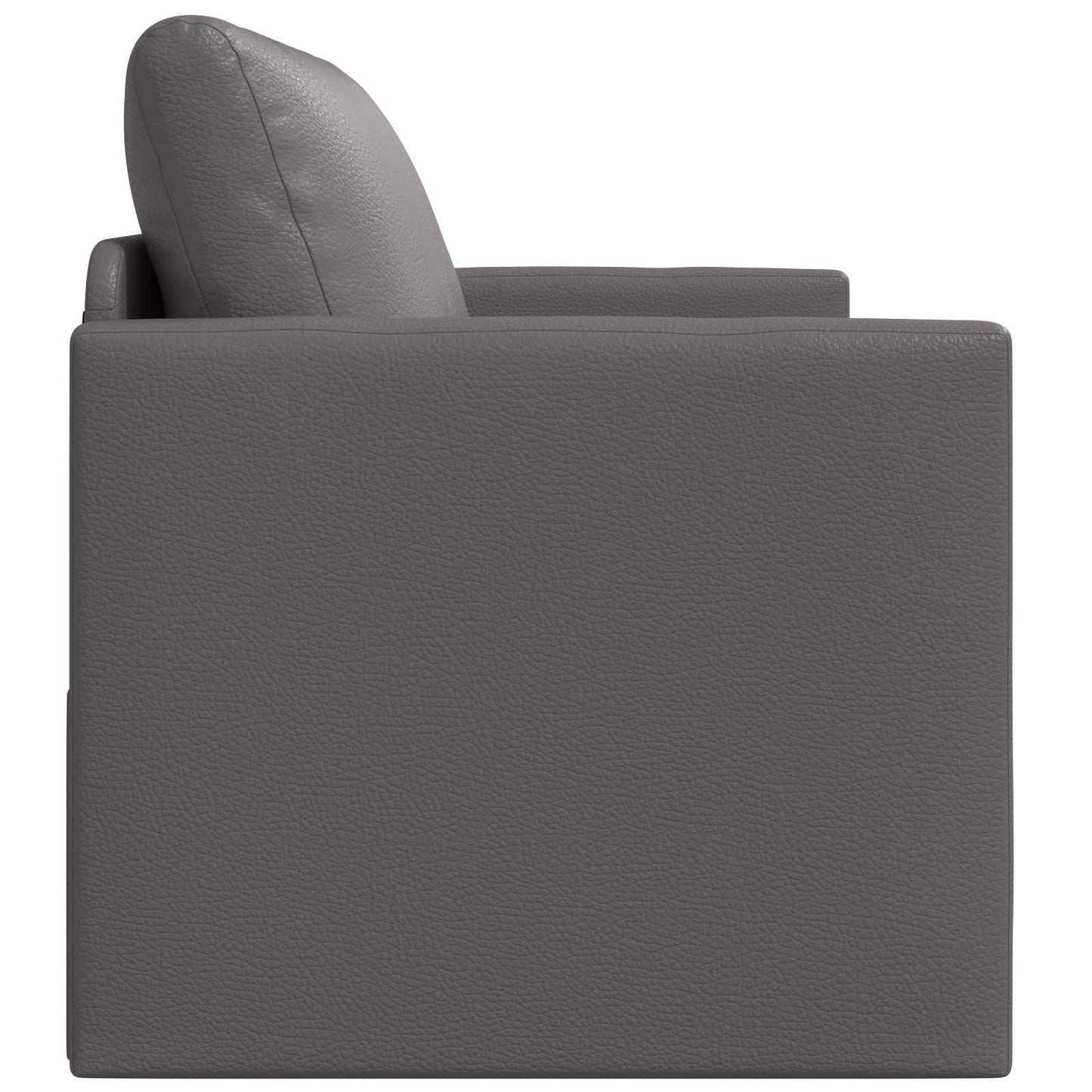 Divano letto Grigio 124 x 71 x 78 cm Pelle Artificiale