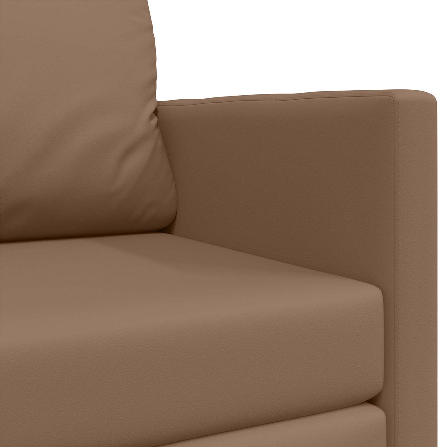 Divano letto Cappuccino 124 x 71 x 78 cm Pelle Artificiale | homemem39