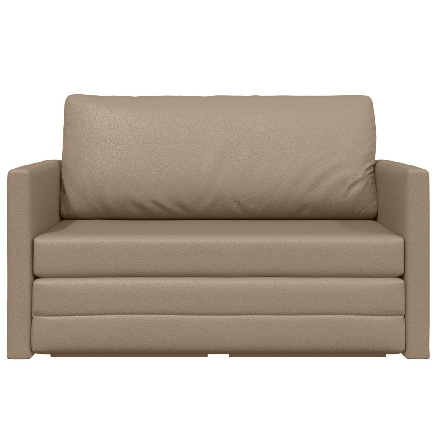 Divano letto Cappuccino 124 x 71 x 78 cm Pelle Artificiale