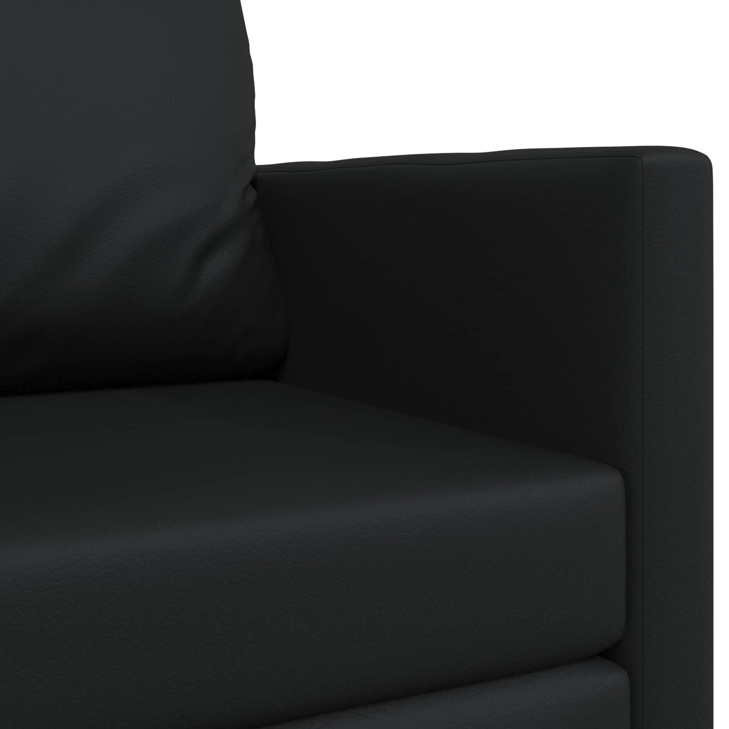 Divano letto Nero 124 x 71 x 78 cm Pelle Artificiale