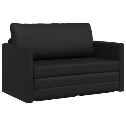 Divano letto Nero 124 x 71 x 78 cm Pelle Artificiale