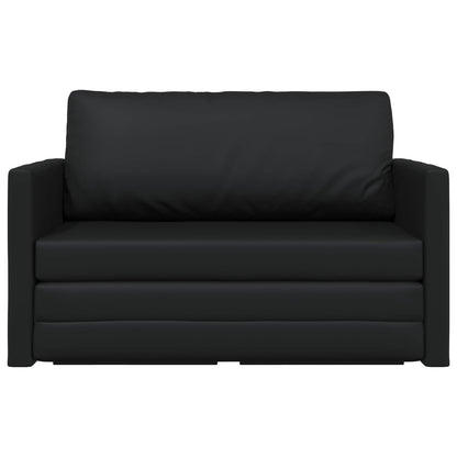 Divano letto Nero 124 x 71 x 78 cm Pelle Artificiale