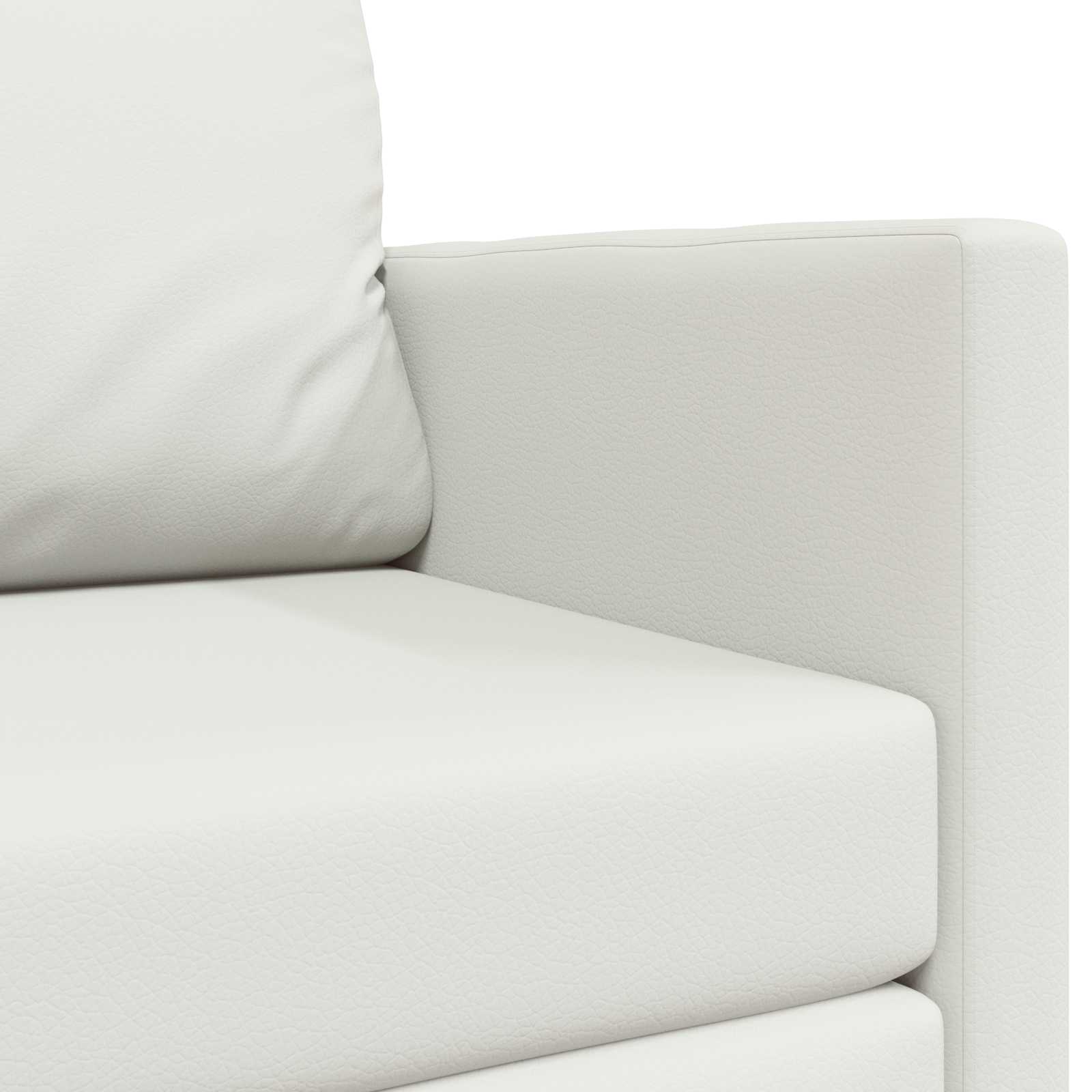 Divano letto Bianco 124 x 71 x 78 cm Pelle Artificiale | homemem39