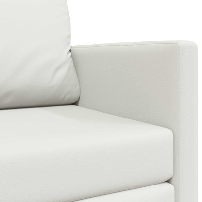 Divano letto Bianco 124 x 71 x 78 cm Pelle Artificiale | homemem39