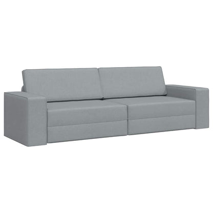Divano-letto da pavimento Grigio chiaro 245 x 78 x 77 cm - homemem39