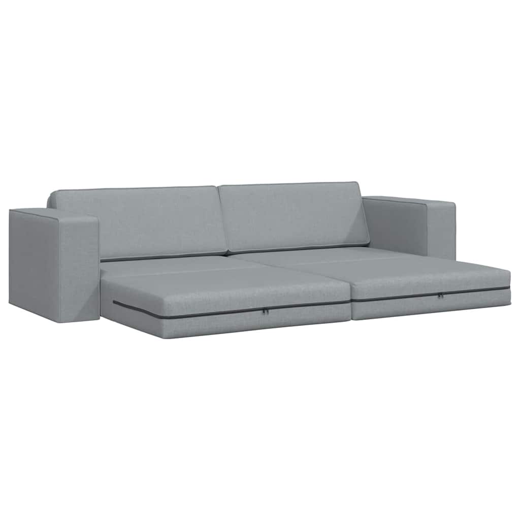 Divano-letto da pavimento Grigio chiaro 245 x 78 x 77 cm - homemem39