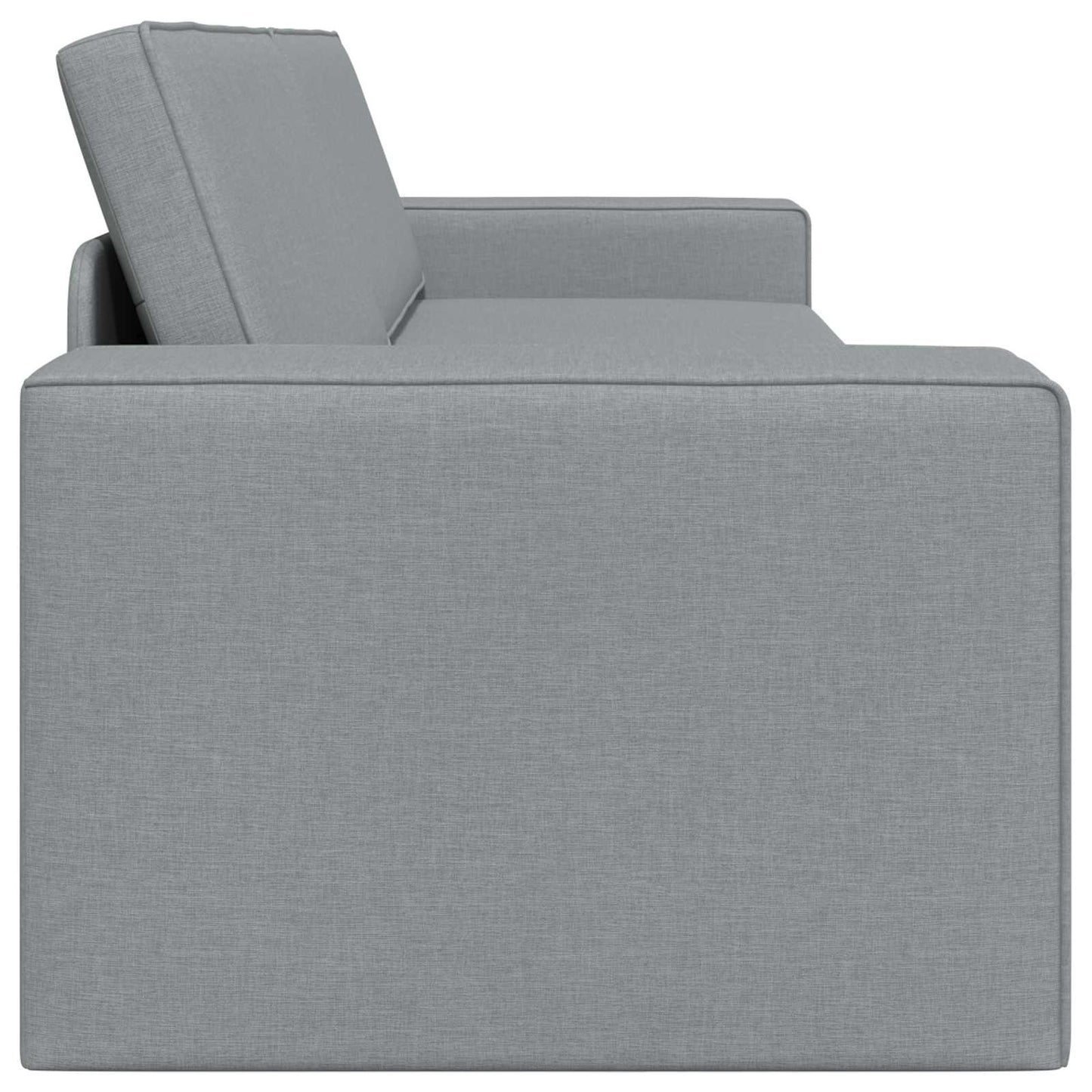 Divano letto Grigio chiaro 245 x 78 x 77 cm Tessuto