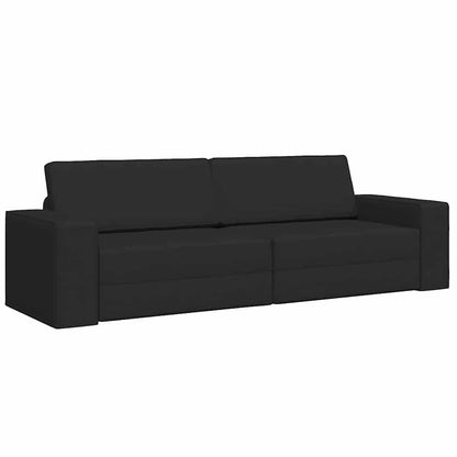 Divano-letto da pavimento Nero 245 x 78 x 77 cm Tessuto - homemem39
