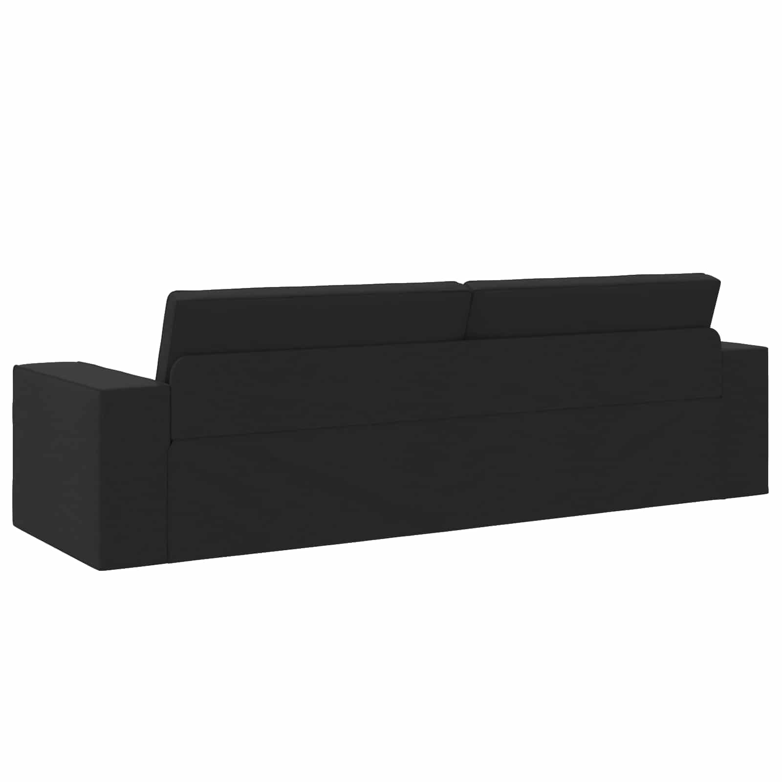 Divano letto Nero 245 x 78 x 77 cm Tessuto | homemem39