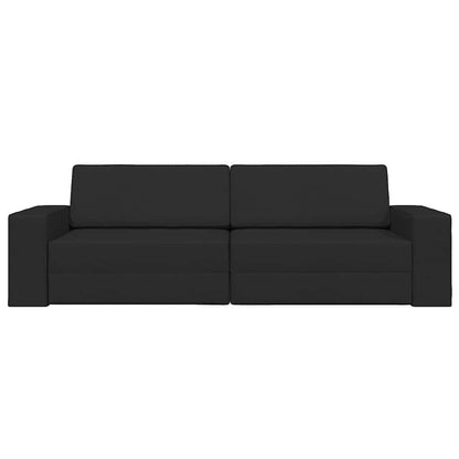 Divano-letto da pavimento Nero 245 x 78 x 77 cm Tessuto - homemem39