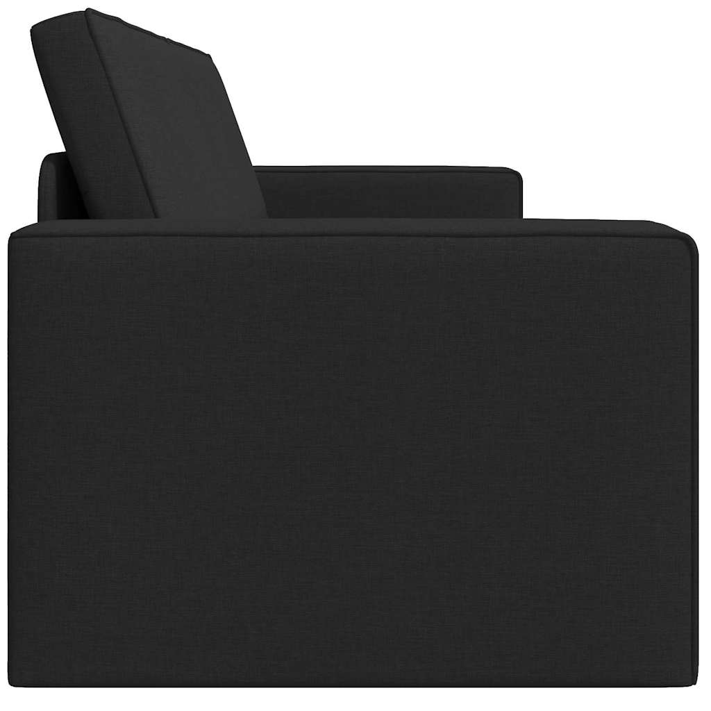 Divano-letto da pavimento Nero 245 x 78 x 77 cm Tessuto - homemem39
