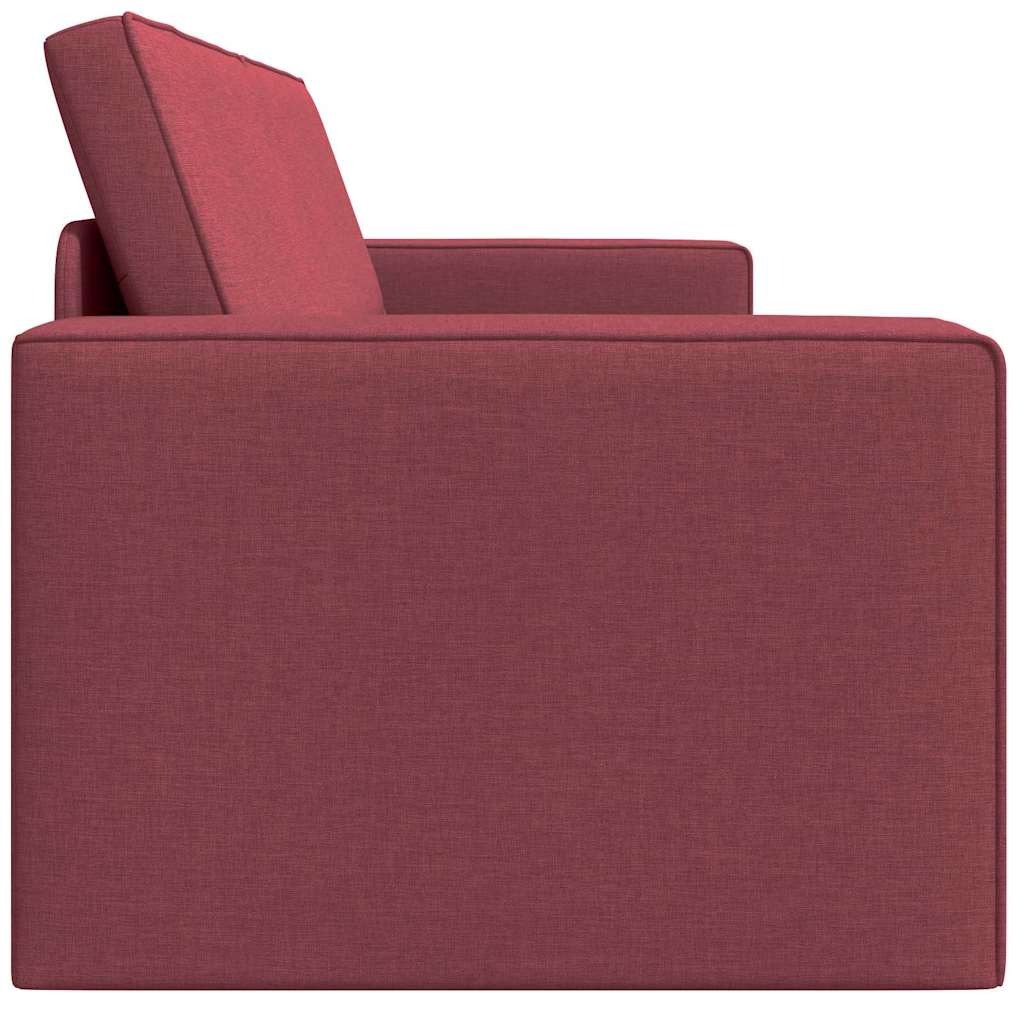 Divano letto 200cm Rosso Vino Tessuto - homemem39
