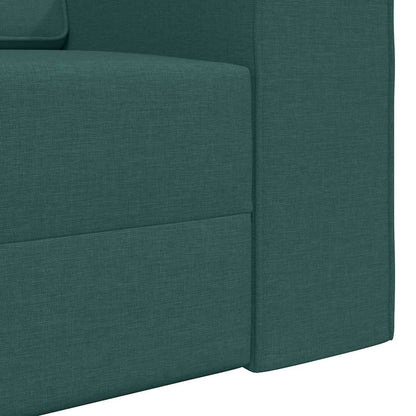 Divano letto Verde Scuro 245 x 78 x 77 cm Tessuto