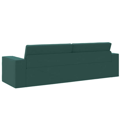 Divano letto Verde Scuro 245 x 78 x 77 cm Tessuto | homemem39