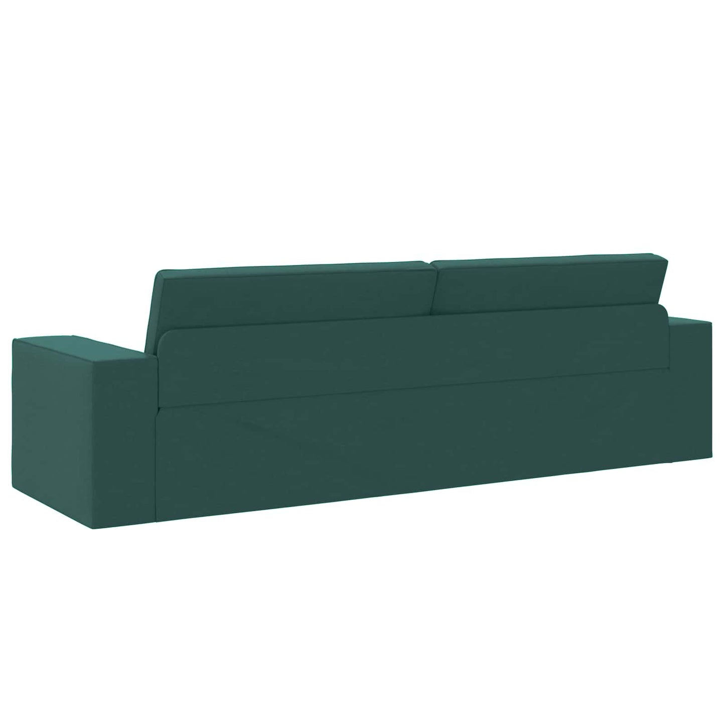 Divano letto Verde Scuro 245 x 78 x 77 cm Tessuto