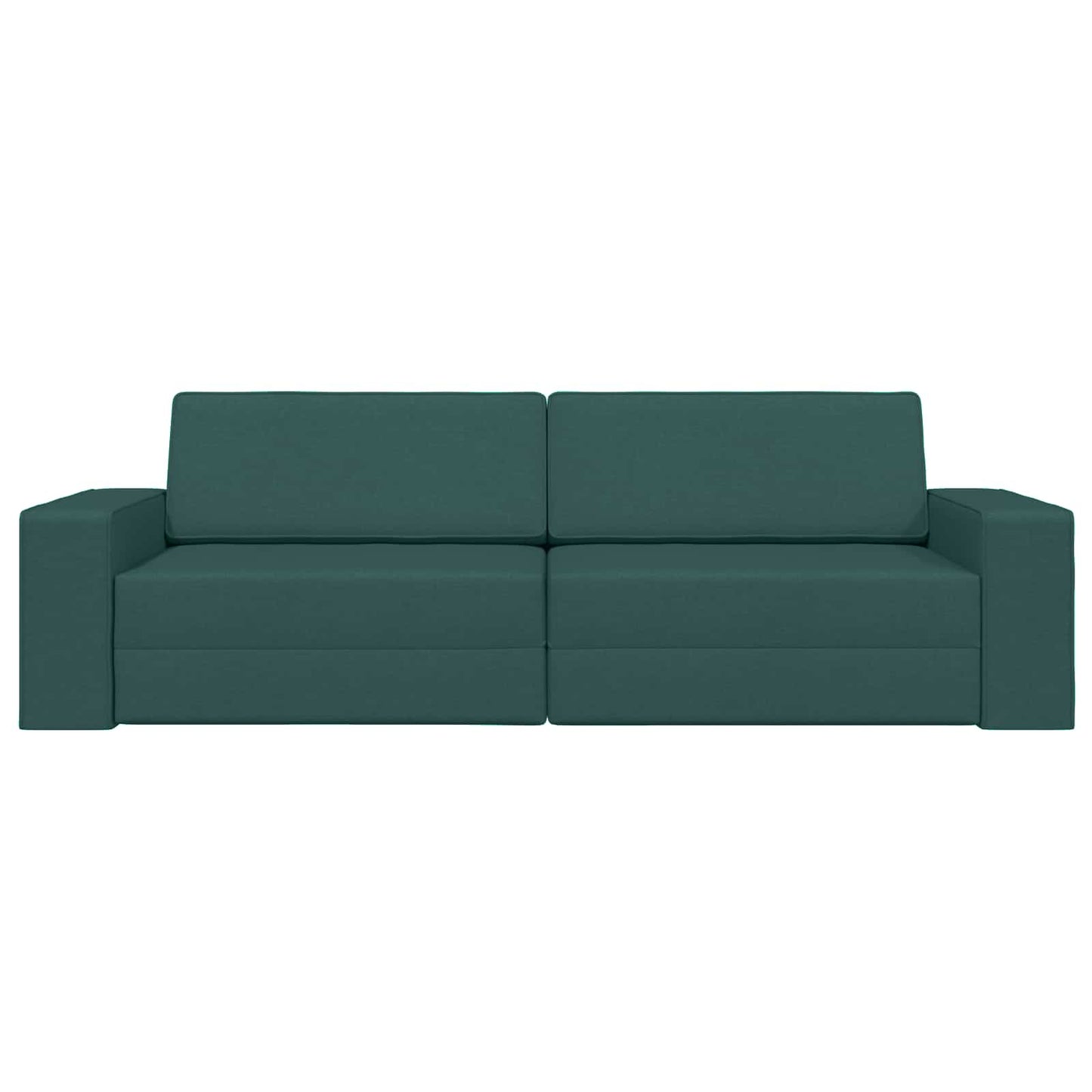 Divano letto Verde Scuro 245 x 78 x 77 cm Tessuto