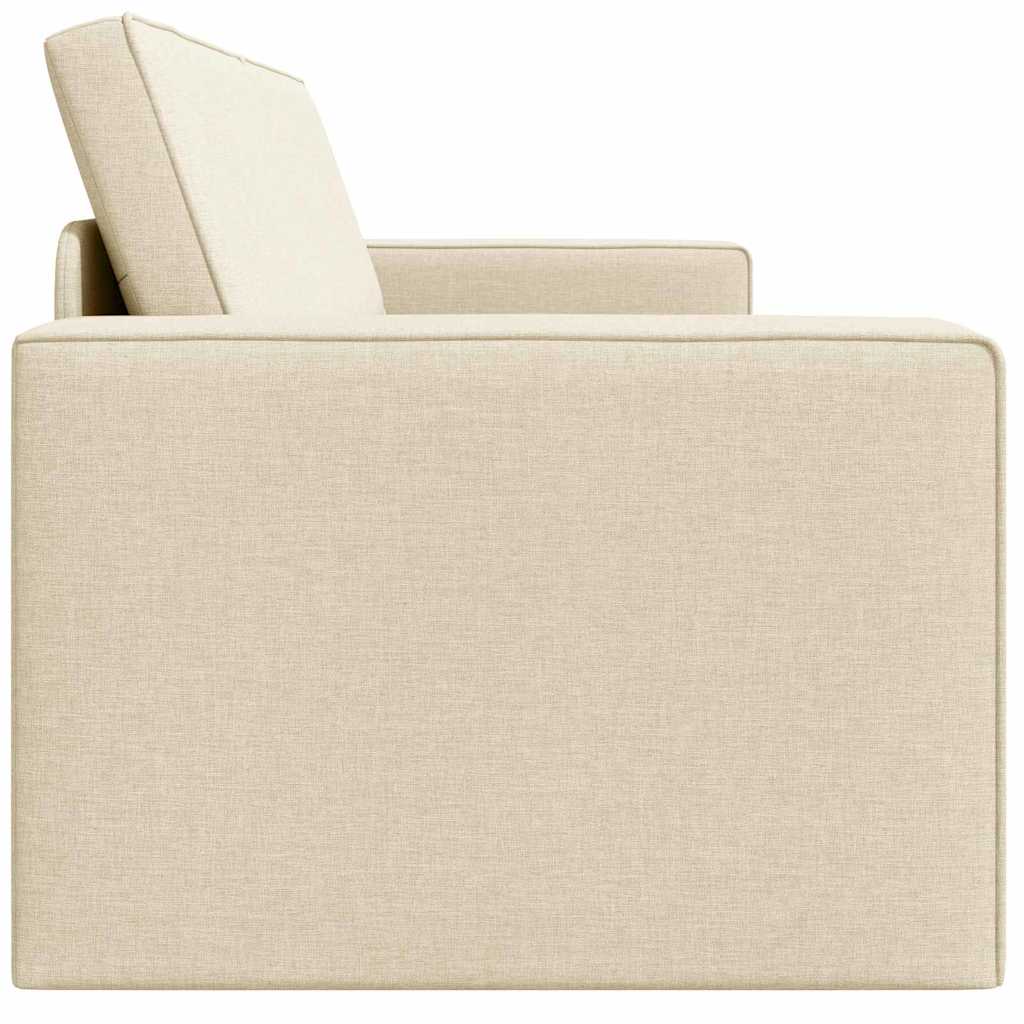 Divano letto 200cm Crema Tessuto - homemem39