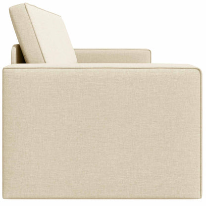 Divano letto Crema 245 x 78 x 77 cm Tessuto | homemem39