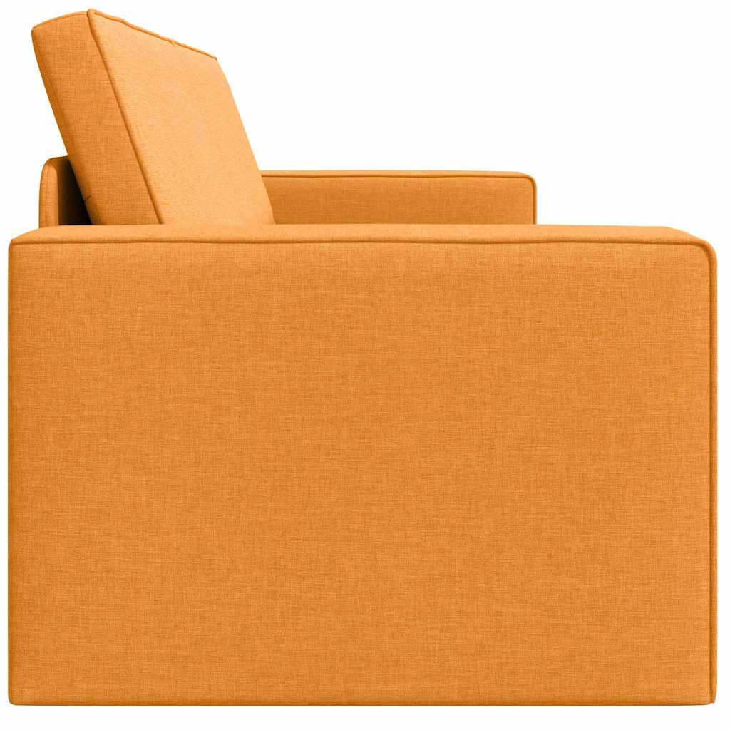 Divano letto 200cm Giallo Scuro Tessuto